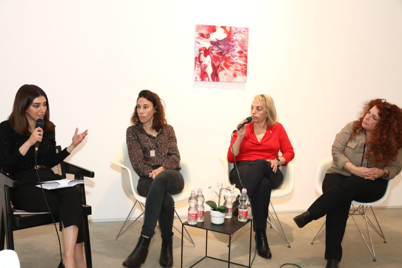 From right to left: Dr. Orit Stein Reisner, Irit Touitou, Dr. Gal Noyman-Veksler, Adi Zarifi 