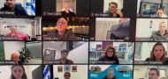 The TAU Alumni Organization advisory committee toasts the new Jewish year